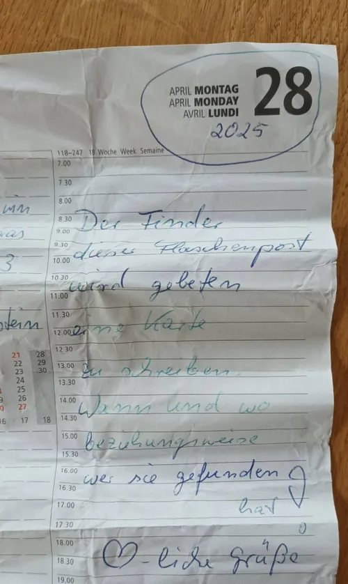 Žinutė butelyje / VU nuotr.