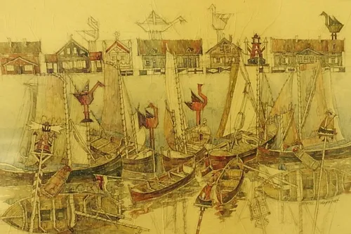 Juodkrantės tapybos plenero parodos „Kuršių nerijos stichijos“ atidarymas. G. Pilaičio / lrytas nuotr.