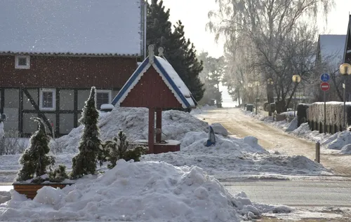 Sniegas, žiema, Nida