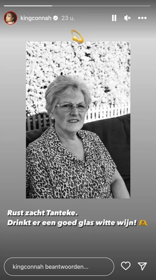 Bron: Instagram Stories (@kingconnah)