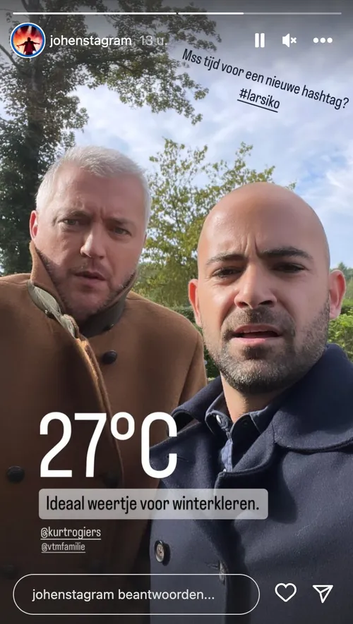 Bron: Instagram Stories (@johenstagram)