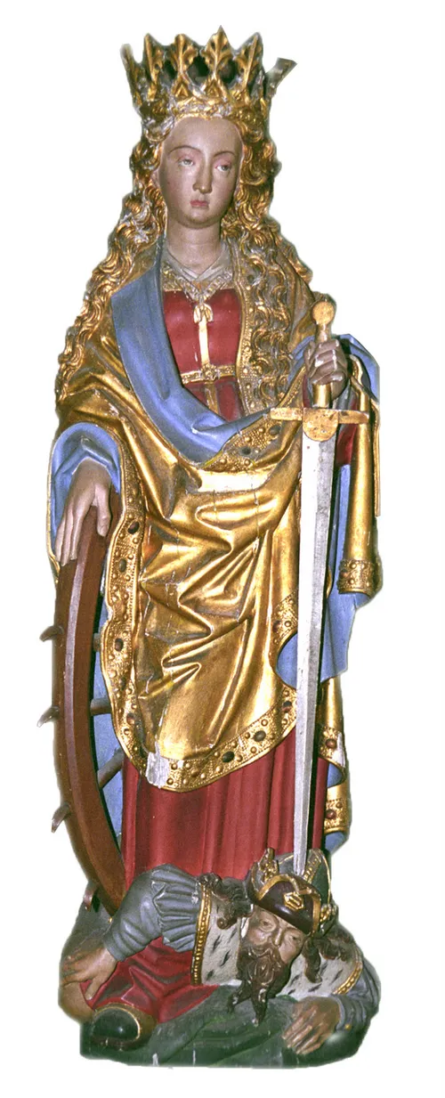 2016 11 16 beeld van de heilige catharina opticafoto nijkerk gerrit van de veen