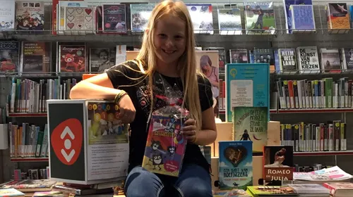 2018 10 10 prijswinnaar eva in bibliotheek nijkerk