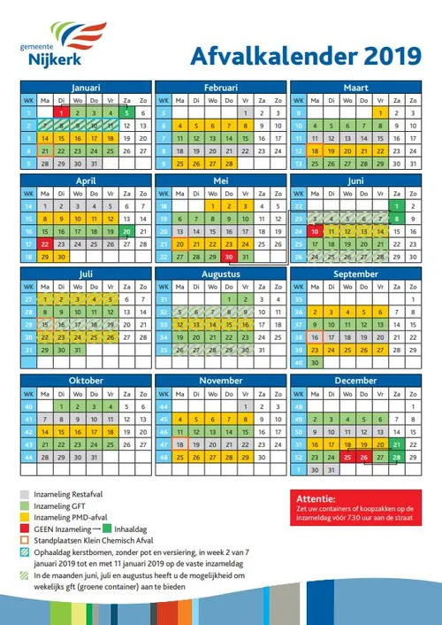 2018 12 24 afvalkalender