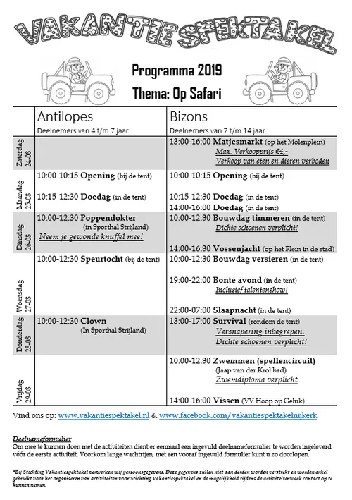 2019 08 26 programma vakantiespektakel