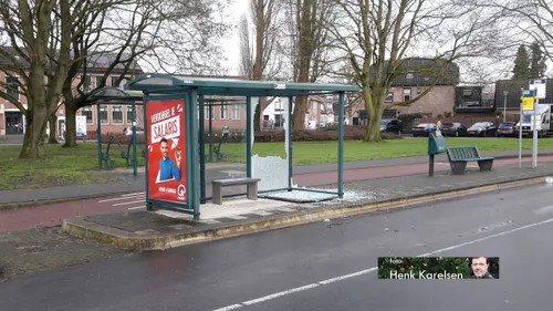 2021 01 01 vandalisme bushokje 1