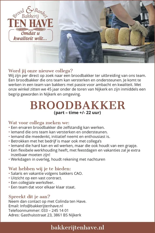 2023 06 08 vacature ten have