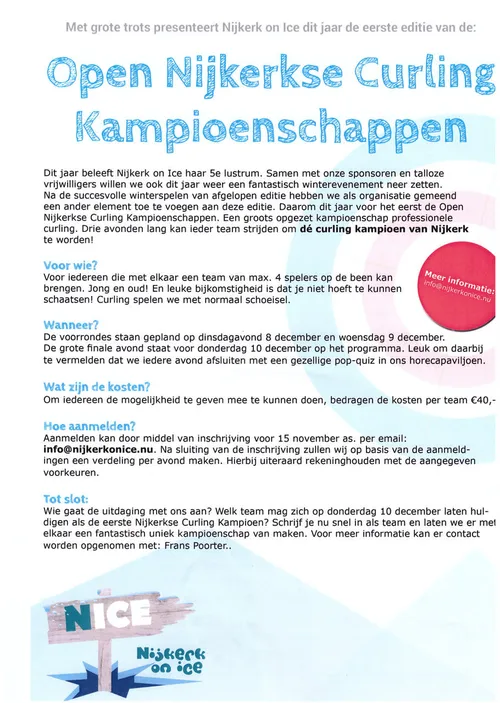 curling uitnodiging