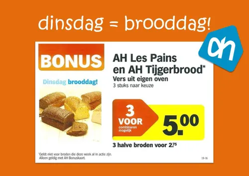 dinsdag brooddag