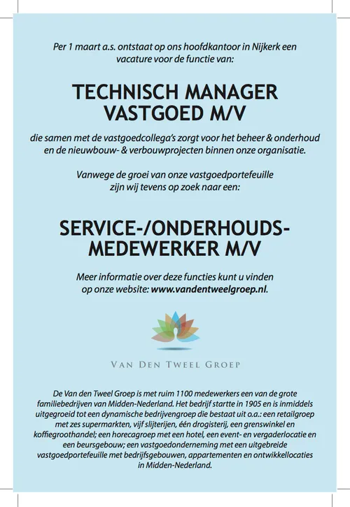 vacature ad