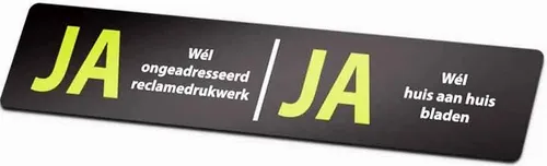 2024 02 21 ja ja sticker brievenbus 1 gratis