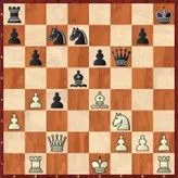 Stelling na 20. Ld5 van zwart