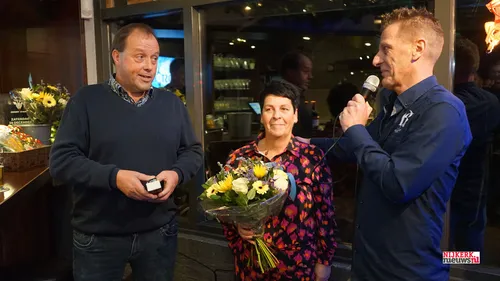 De eerste was Herman de Vries. Hij ondersteunt de club al heel veel jaren.