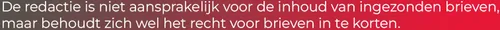 aansparkelijk ingezonden brief