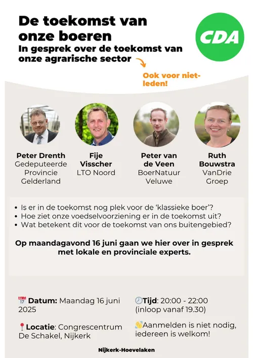 2025 06 10 de toekomst van onze boeren