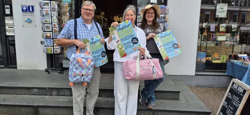 Frans Poorter, Willemijn Jansen en Lisette Lanting hebben er zin in