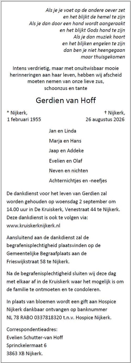 2026-08-28 overlijden gerdien van 't hoff
