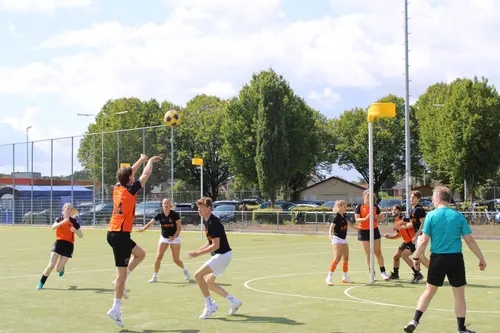 Actiefoto tijdens de wedstrijd KV Nijmegen – KV Sparta (Nijkerk)