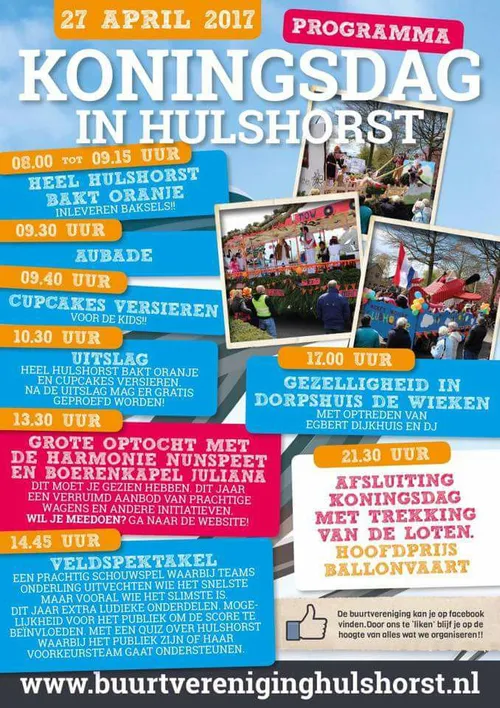 koningsdag hulshorst facebook buurtvereniging