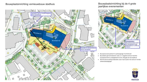 260922 Bijlage Ganzenmarkt grotendeels open tijdens vernieuwbouw stadhuis
