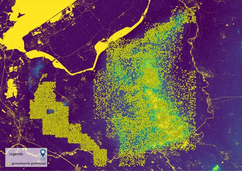 foto 4 grafheuvels op de utrechtse heuvelrug en de veluwe