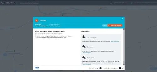 waterlekkage zetten