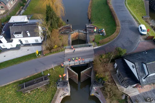 Inspectie waaiersluizen asperen