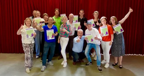 uitreiking certificaten harrie helpt training linkedin