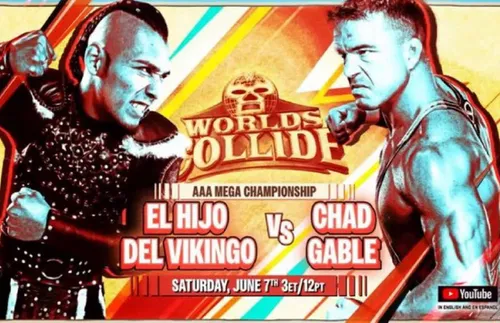 WWE bewarb dieses Match erst als Titelmatch, dann gewann Vikingo auch den Titel...