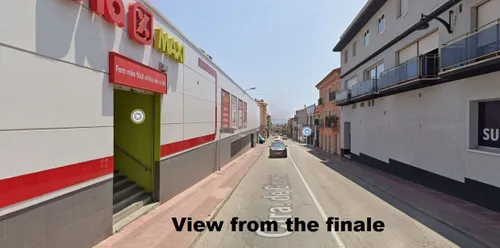 Bild Zielbereich normale, gerade Straße<br>