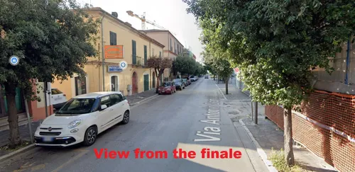 Bild Zielbereich normale, gerade Straße&amp;amp;amp;lt;br&amp;amp;amp;gt;