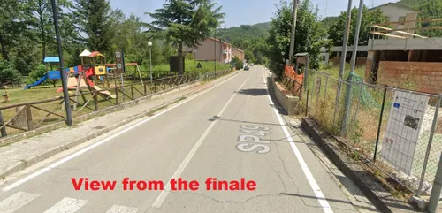 Bild Zielbereich , normale, gerade Straße&lt;br&gt;