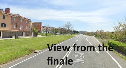 Bild Zielbereich, breite, gerade Straße&lt;br&gt;