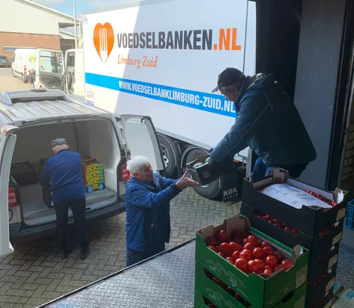 groente fruitbrigade venlo aan het werk