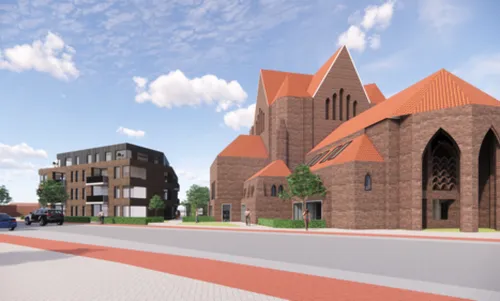 heilig hart kerk exterieur straelseweg