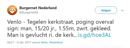 overval tegelen