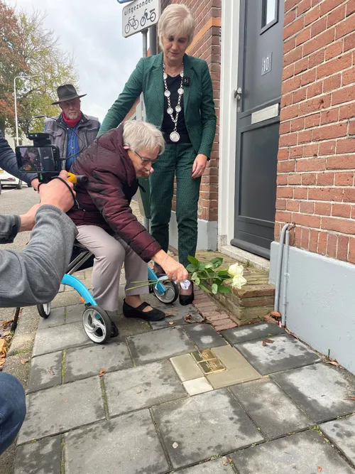 62 stolpersteinen mevr spies agnes schaap gunter demnig