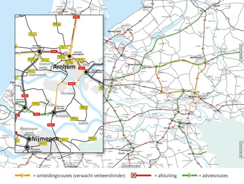 a12 waterberg grijsoord dicht