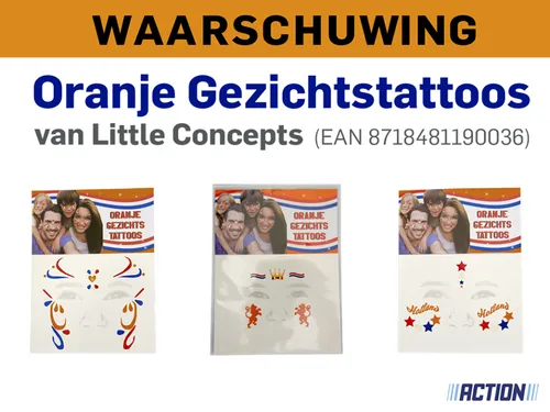 action gezichtstattoos