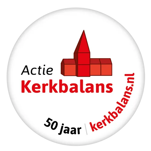 kerkbalans jubileumlogo cirkel