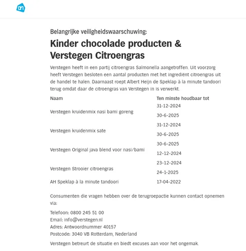 recall ah speklapjes tandoori