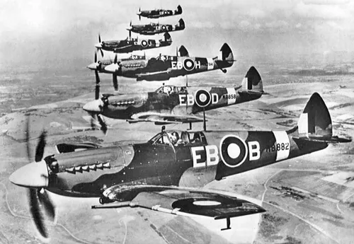 supermarine spitfire f mk xiis of 41 sqn