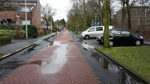 Hopelijk een einde aan de waterplassen na een regenbui!