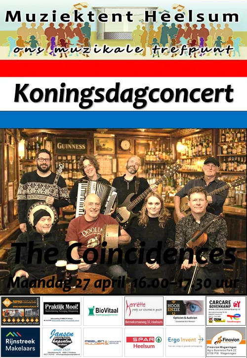 Poster Muziektent Heelsum - Koningsdag 27-4-2026 conv 1