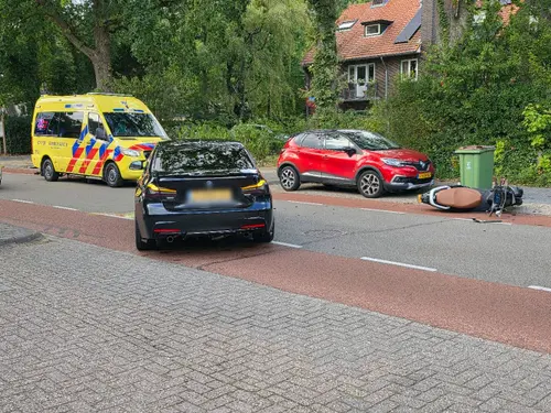 18-09 scooterrijder gewond bennekomseweg2