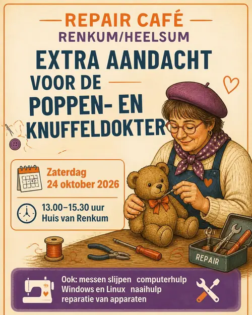 Socialmedia-afbeelding poppen- en knuffeldokter