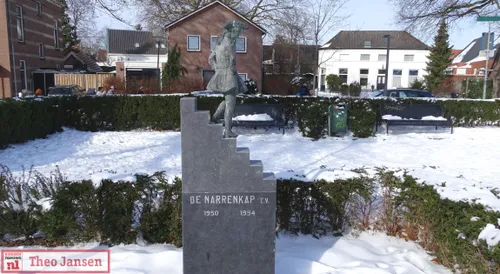 2021 02 14 dansmarieke carnavalsvereniging de narrenkap teruggeplaatst op de vlashof 1