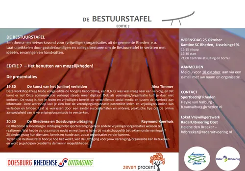 de bestuurstafel