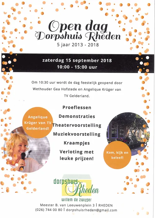 dorpshuis rheden 5 jaar