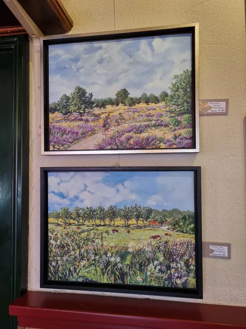 expositie van inesz jenkins de leeuw bij pannekoekhuis strijland 2